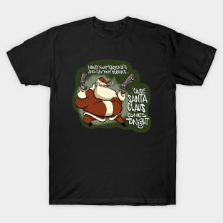 Action Movie Santa T-Shirt